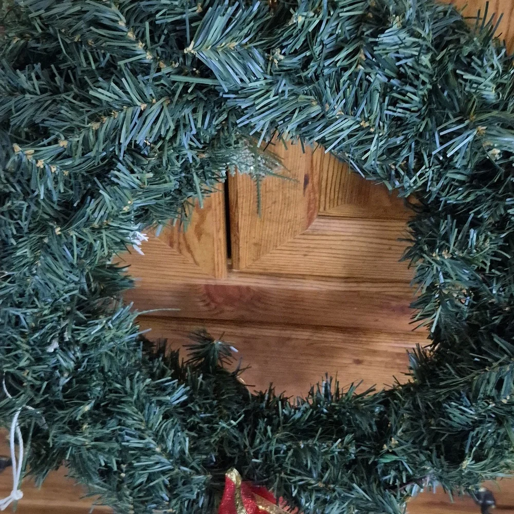 Sugared Fruit Pinecone Wreath